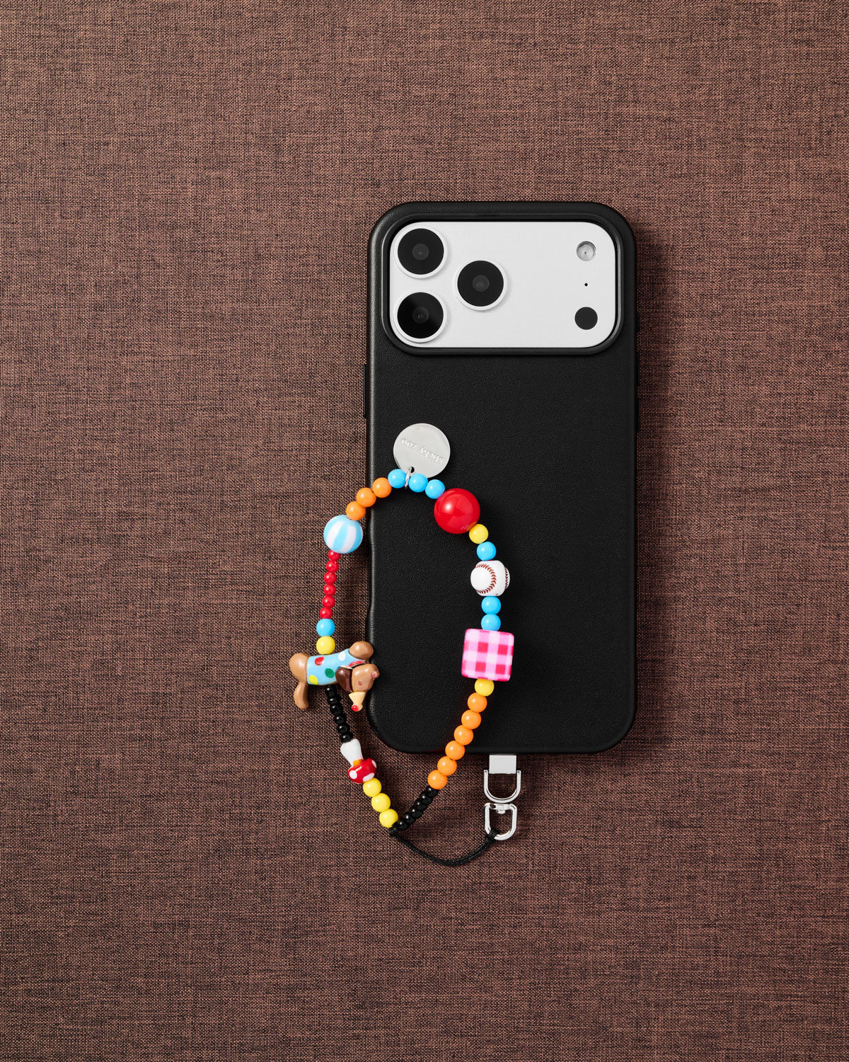 CLOWN DOG PHONE STRAP