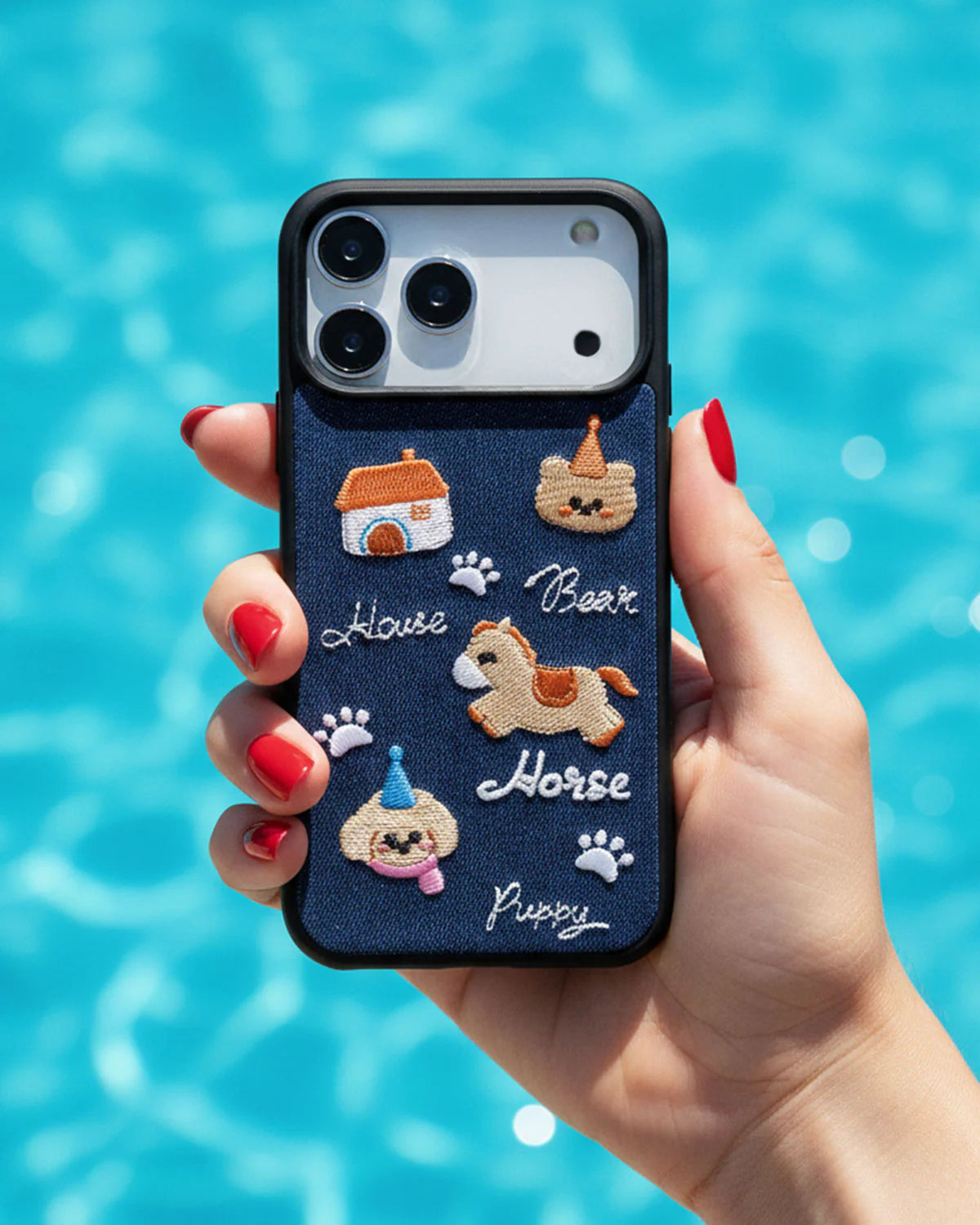 DENIM STORY PATCH Phone Case