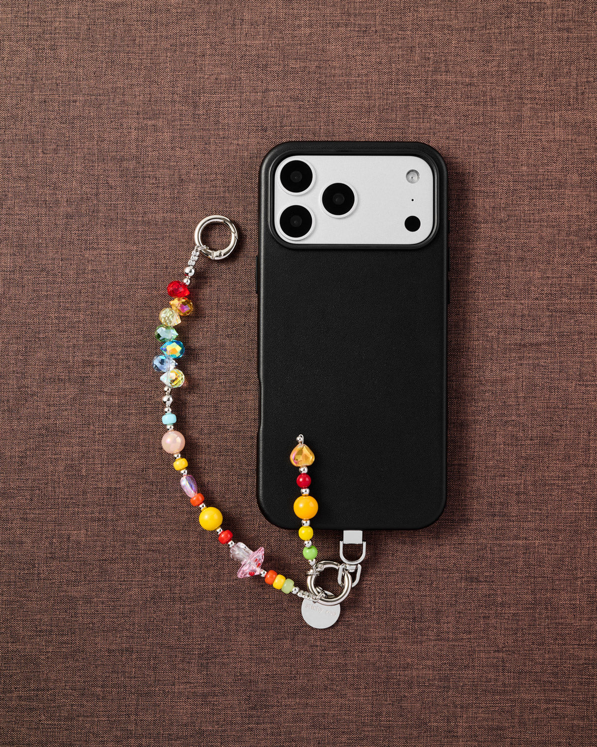 RAINBOW BEAD PHONE STRAP