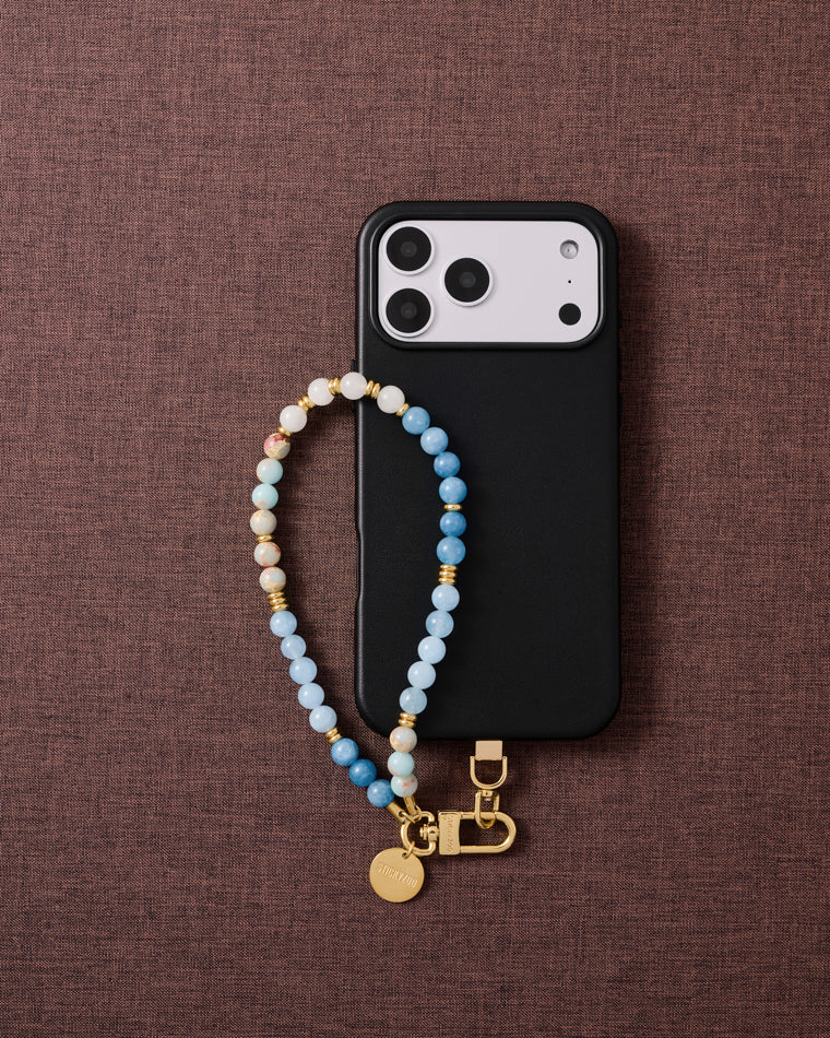 AZURE AGATE ORBIT PHONE STRAP