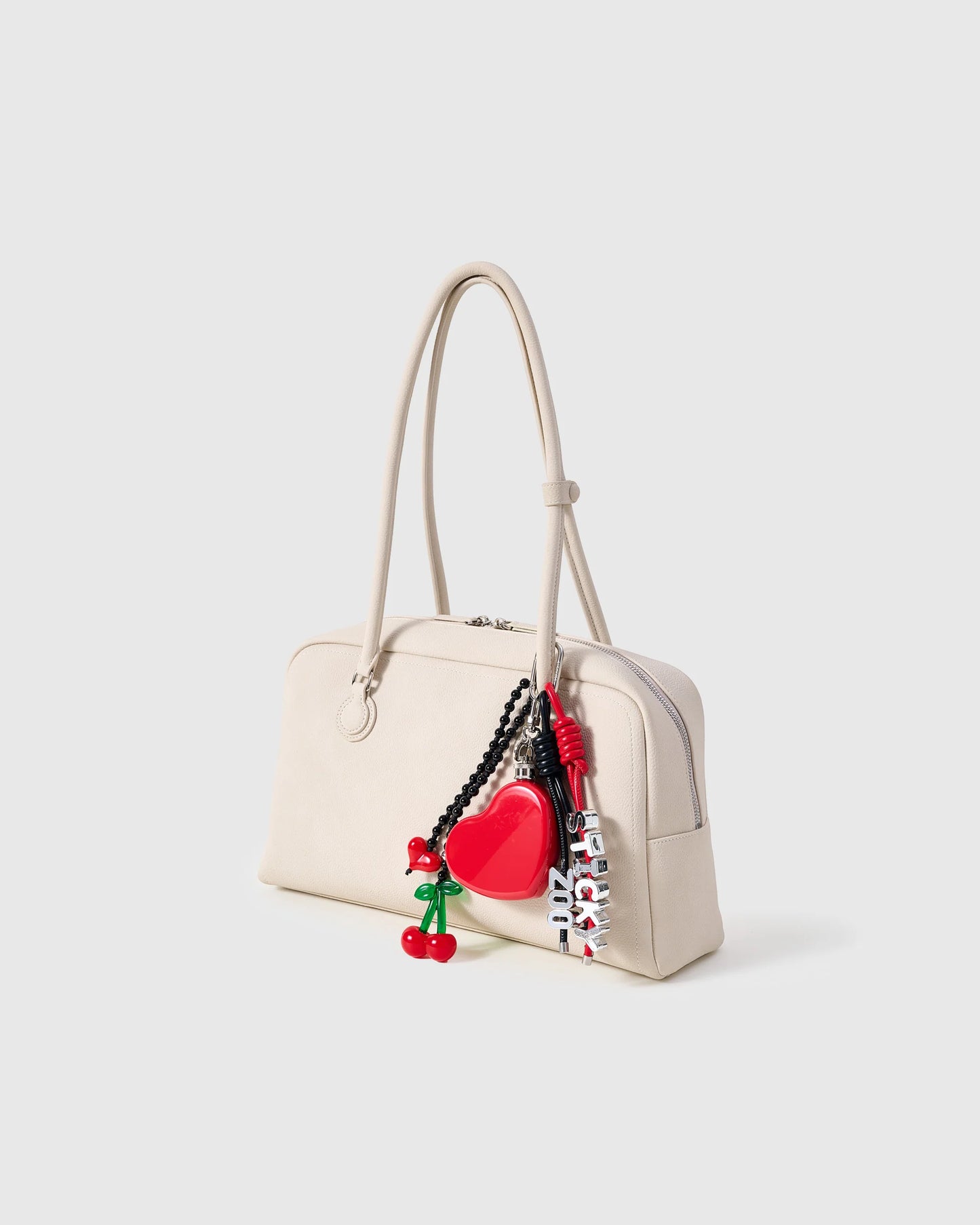 CHERRY KISS HEART STACK CHARM