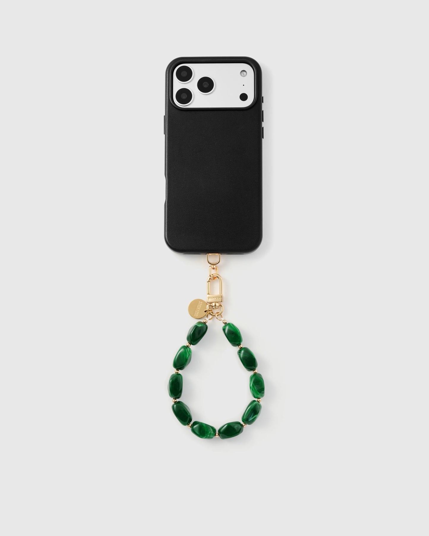 EMERALD MARBLE PHONE STRAP
