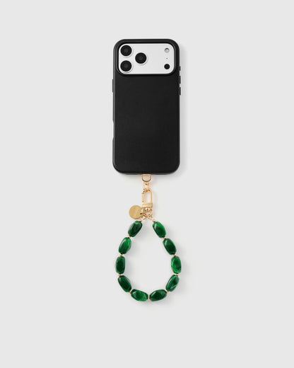 EMERALD MARBLE PHONE STRAP