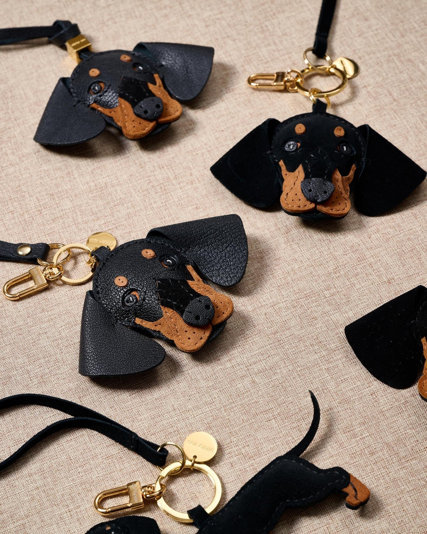 DASH DACHSHUND CHARM | LEATHER EDITION
