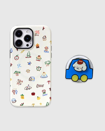 PLAYFUL ICONS PHONE CASE