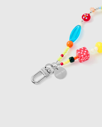 DALMATIAN DICE PHONE STRAP