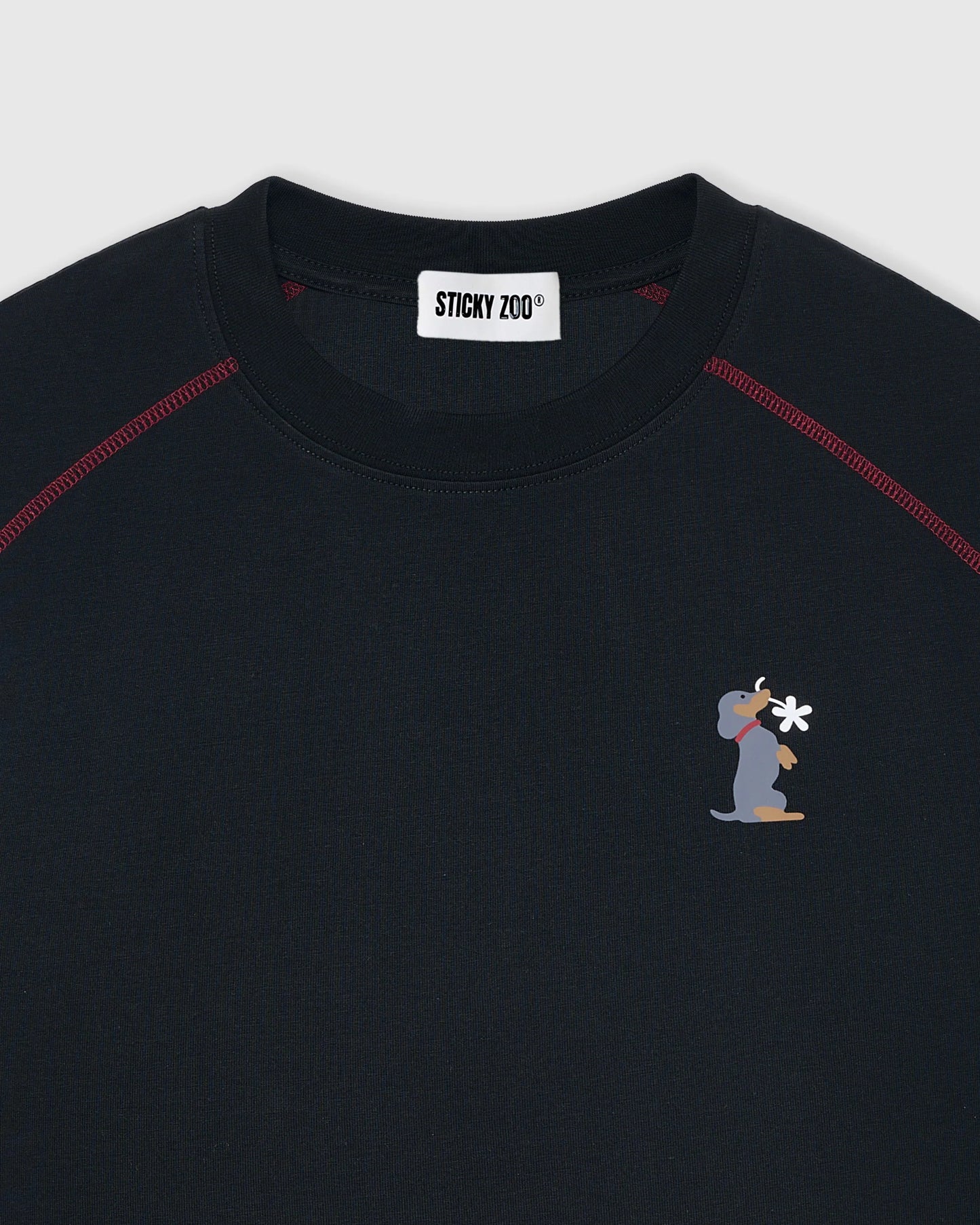 DACHSHUND BLOOM RINGER T-SHIRT