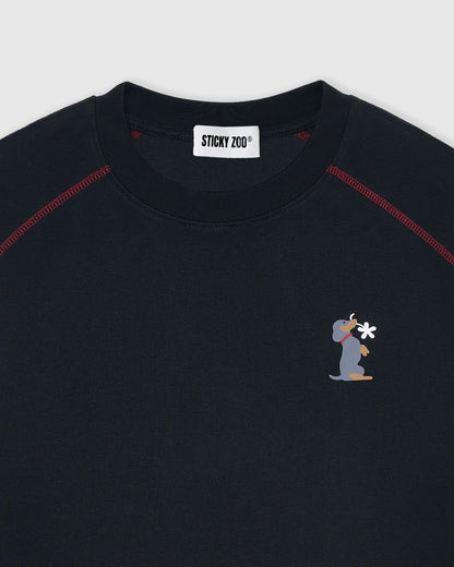 DACHSHUND BLOOM RINGER T-SHIRT