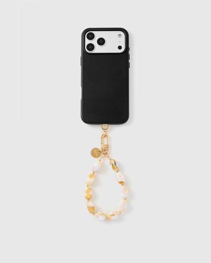 AMBER MARBLE PHONE STRAP
