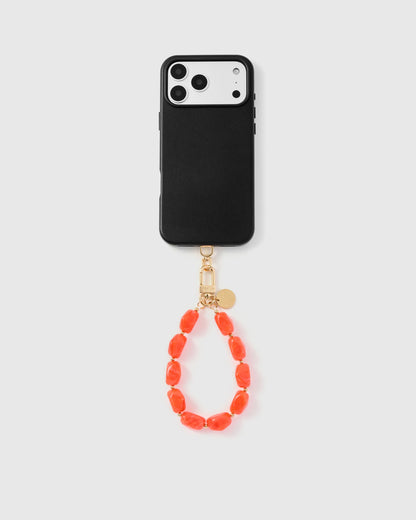 CORAL AGATE PHONE STRAP