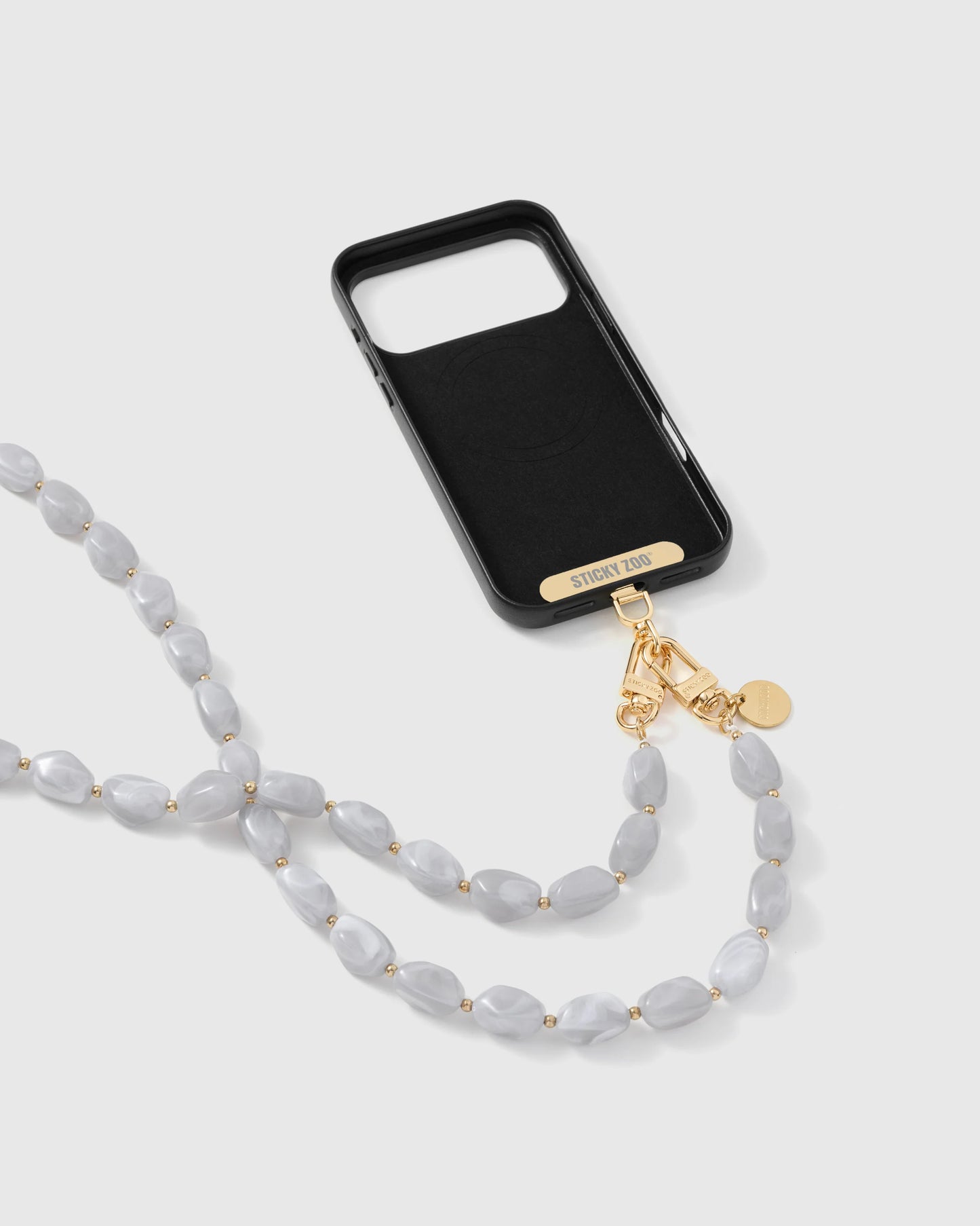 CLOUD MARBLE LINK PHONE STRAP