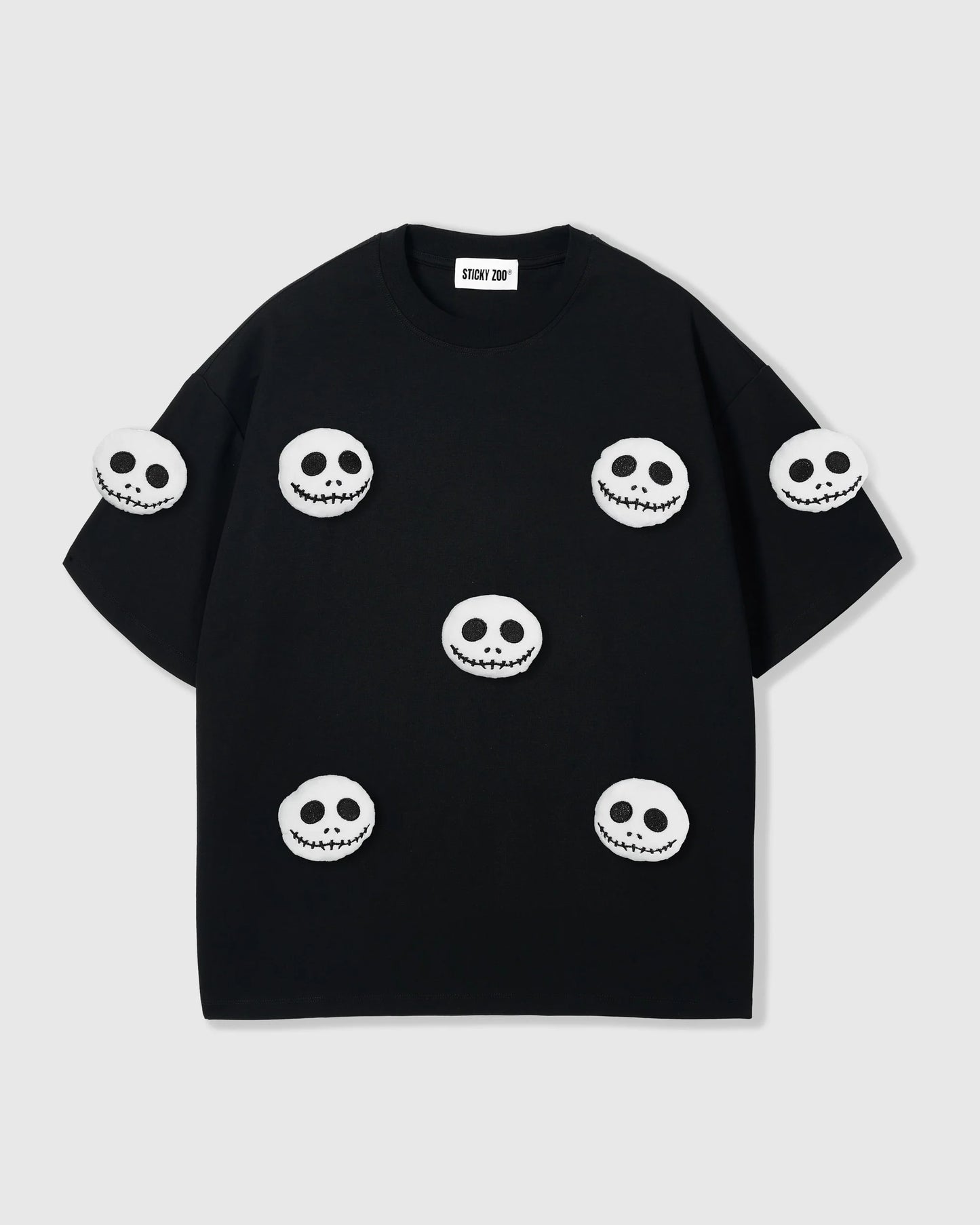 SKULL-SMILES HALLOWEEN T-SHIRT