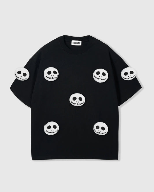 SKULL-SMILES HALLOWEEN T-SHIRT