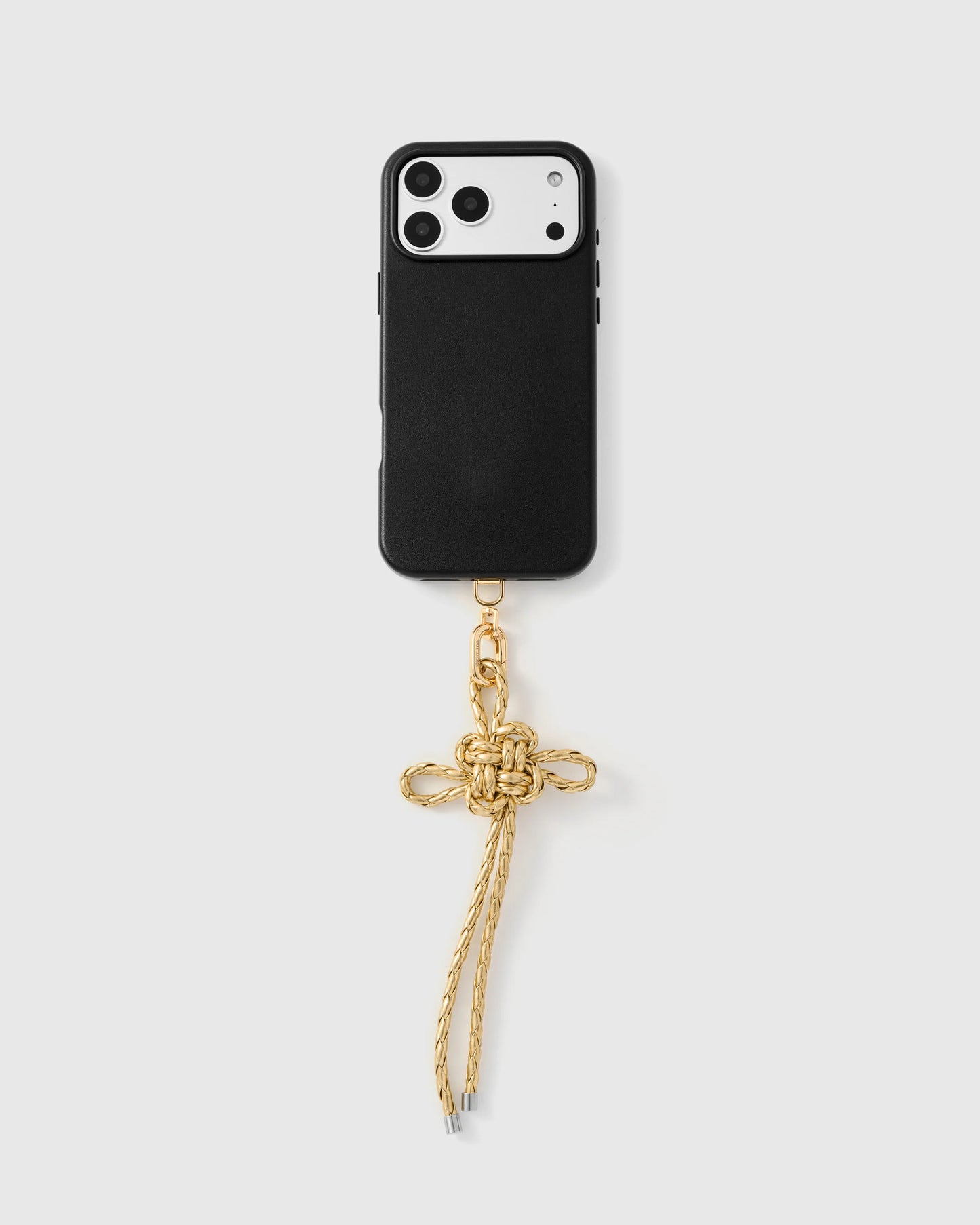 CHAMPAGNE BOW PHONE STRAP