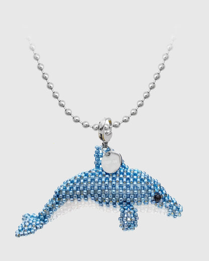 DOLPHIN BEADED NECKLACE