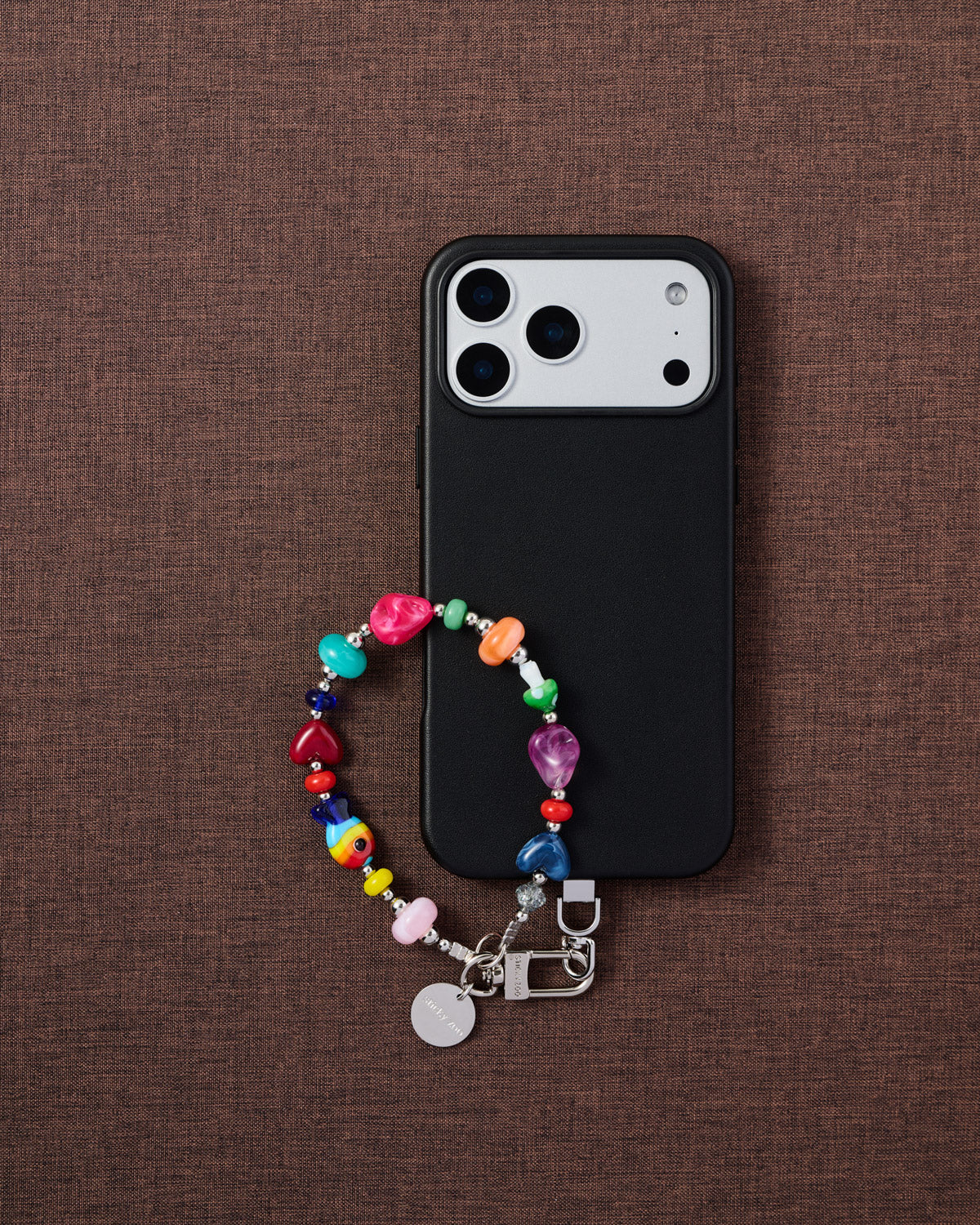 RAINBOW HEART PHONE STRAP