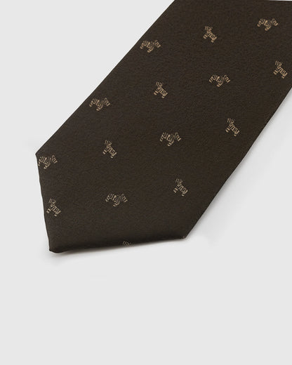 NOIR ZEBRA TIE
