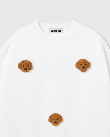 POODLE PARADE SWEATSHIRT