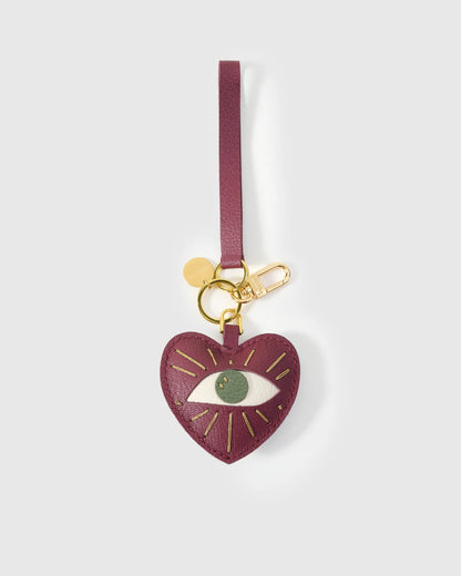 EVIL EYE HEART TALISMAN CHARM