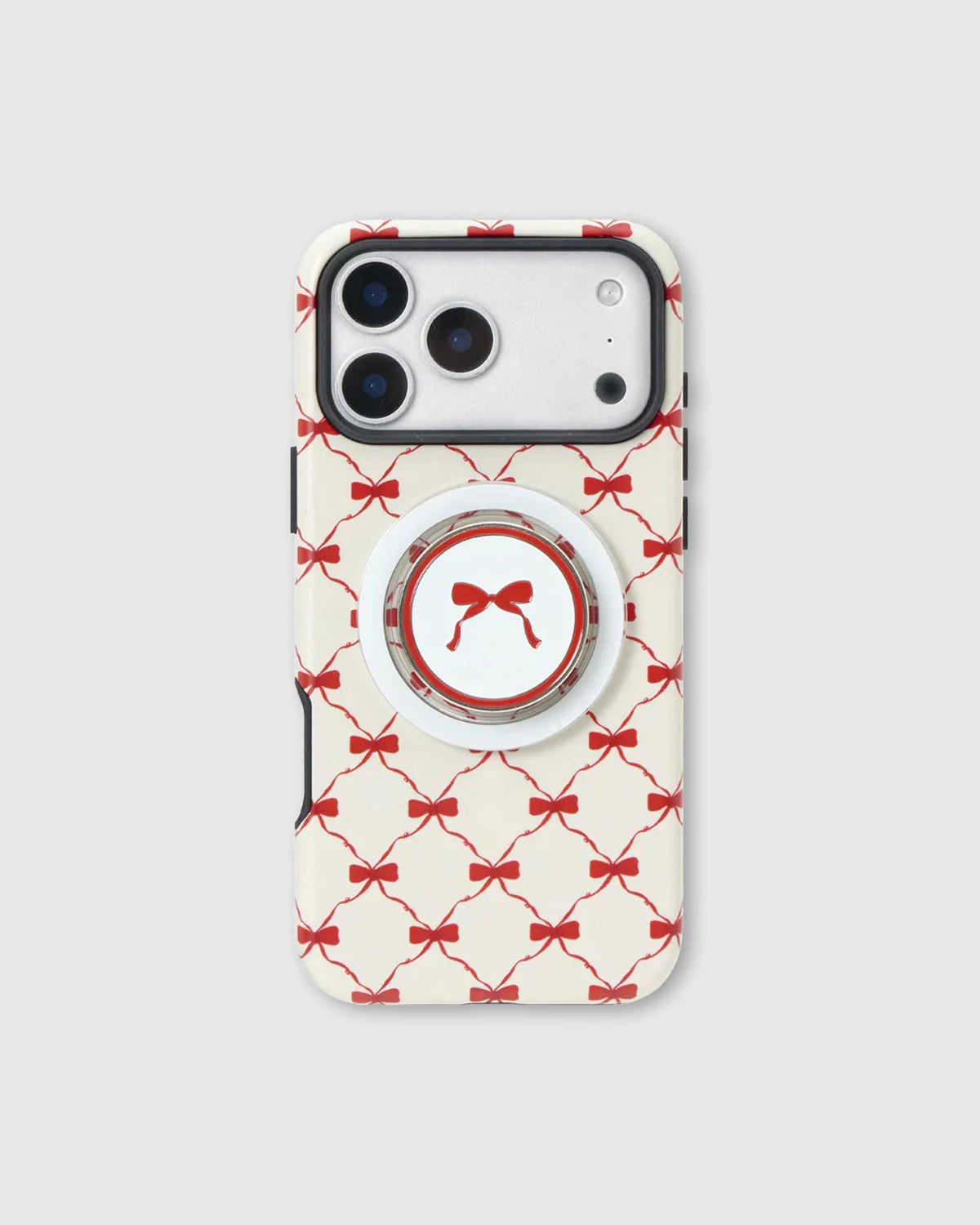 RED BOW LATTICE PHONE CASE
