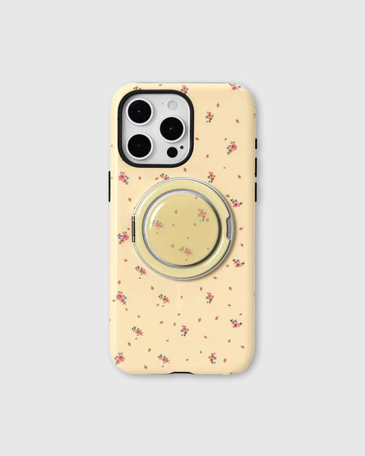 YELLOW MINI FLORAL PHONE CASE