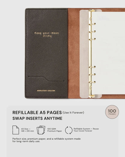 LONG-HAIR TABBY CAT NOTEBOOK
