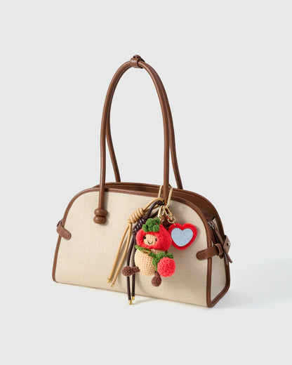 PEANUT TRAVELER HEART STACK CHARM