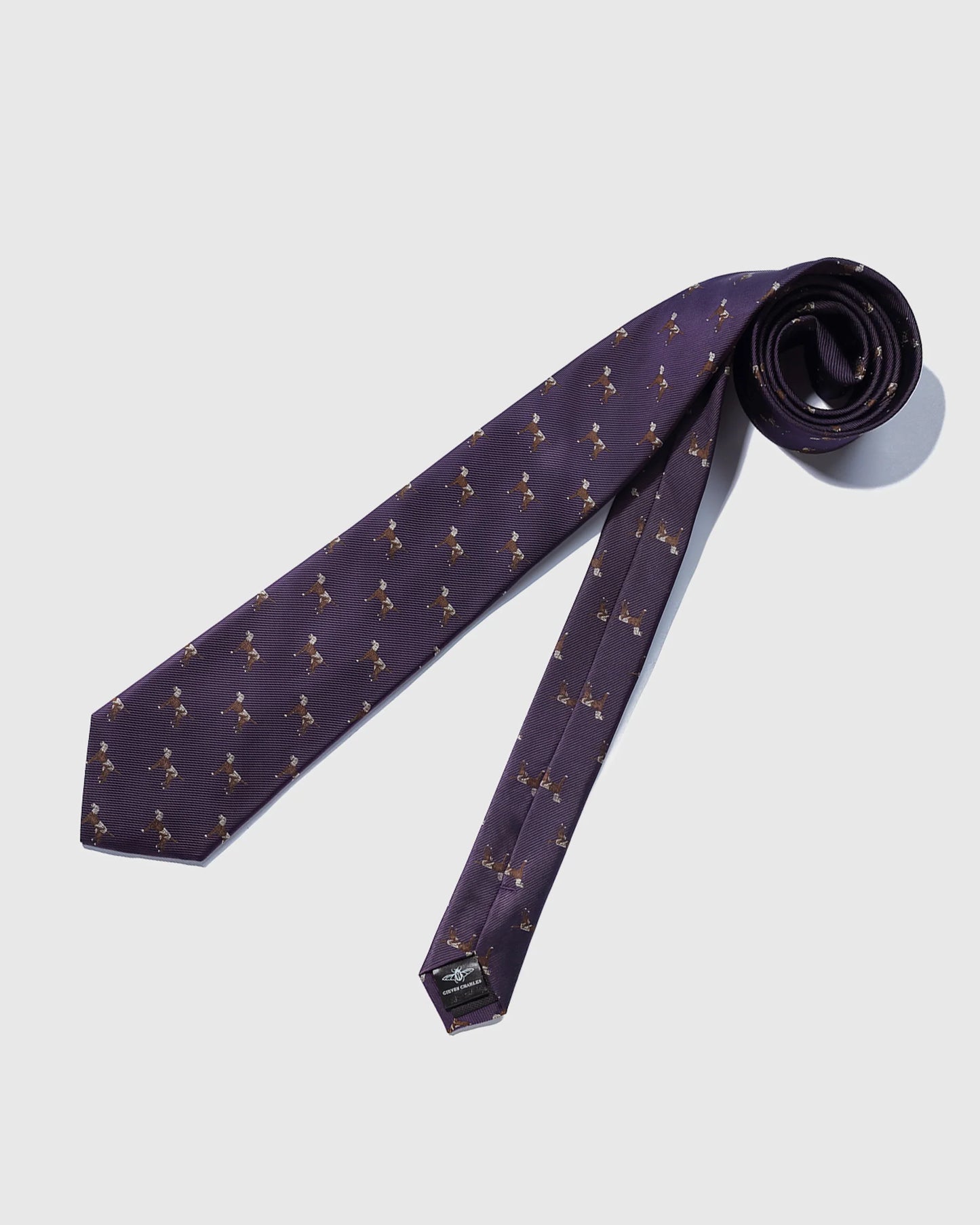 POINTER TIE — PLUM