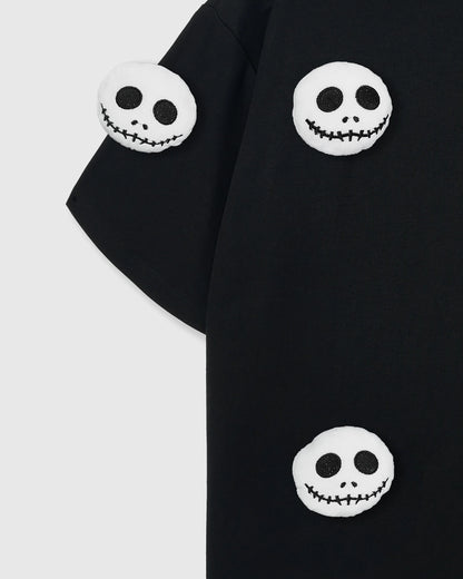 SKULL-SMILES HALLOWEEN T-SHIRT