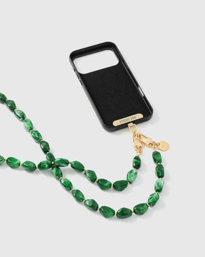 EMERALD SMOKE LINK PHONE STRAP