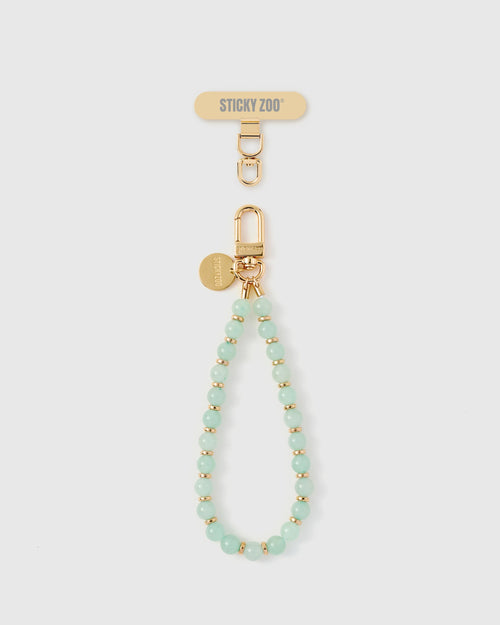 MINT BEAD PHONE STRAP