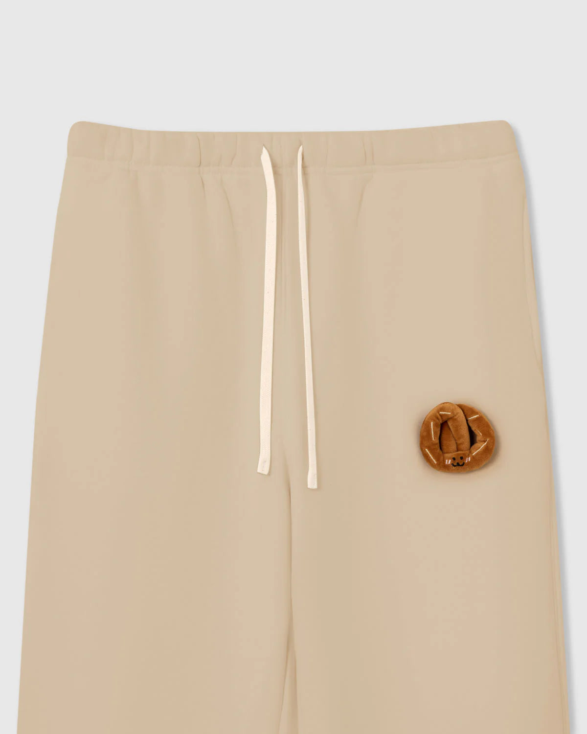 DOUBLE CROISSANT PLUSH SWEATPANTS