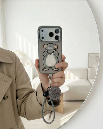 SHY MOUSE PATCH Phone Case