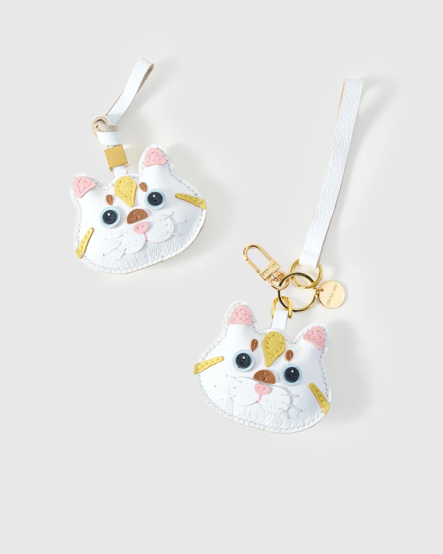 SILVER TABBY CAT CHARM