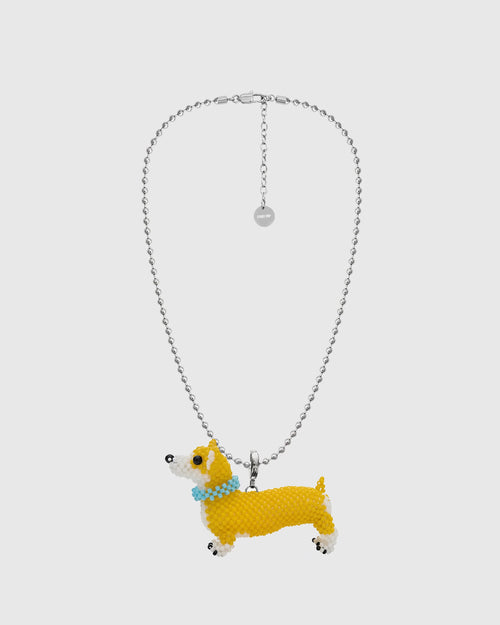 DACHSHUND BEAD NECKLACE