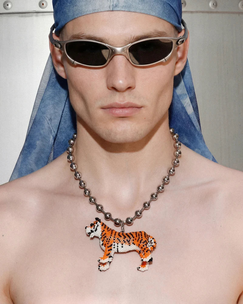 TIGER BEAD NECKLACE