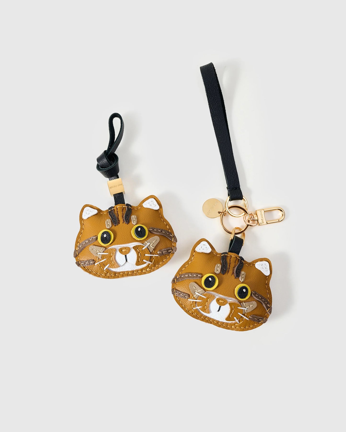 GINGER TABBY CAT CHARM