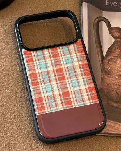 PLAID MINIMAL PHONE CASE
