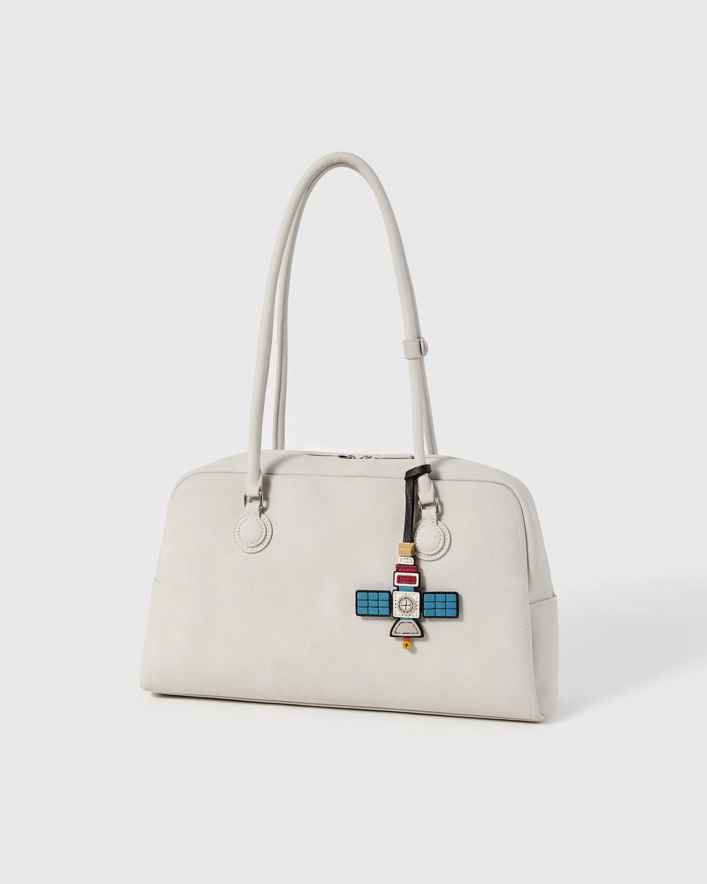SATELLITE LEATHER BAG CHARM