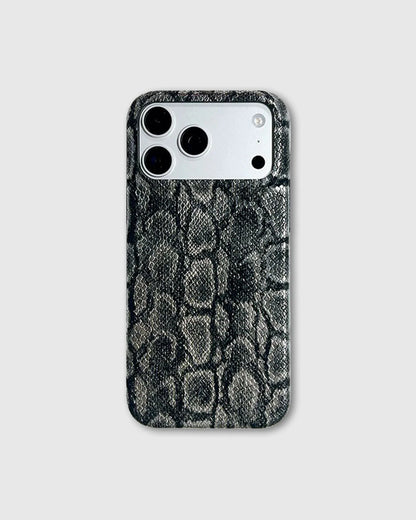 WHITE SNAKE TEXTURE Phone Case