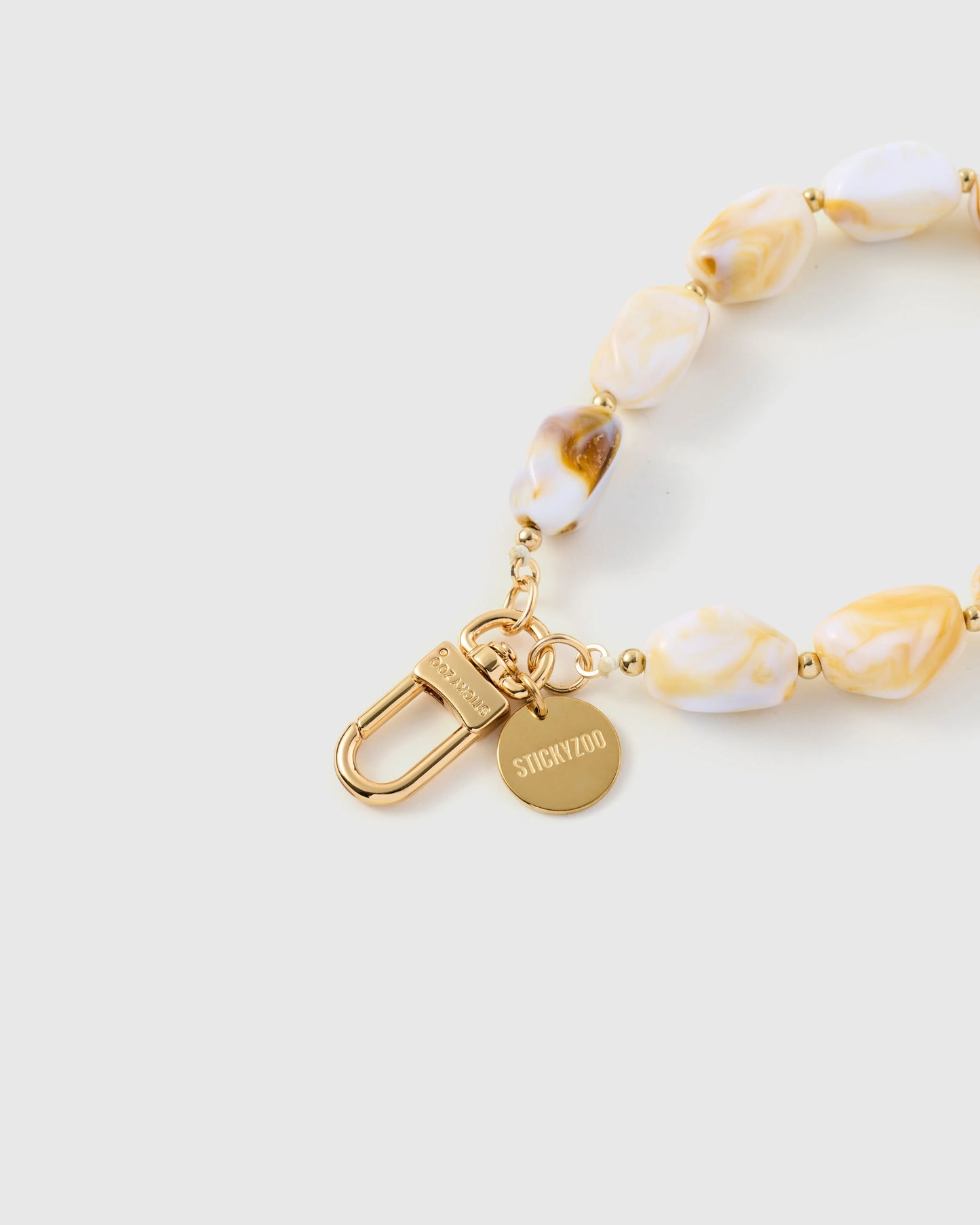 AMBER MARBLE PHONE STRAP
