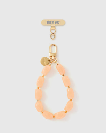 PEONY STONE PHONE STRAP