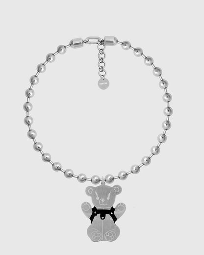 STAINLESS STEEL BEAR NECKLACE