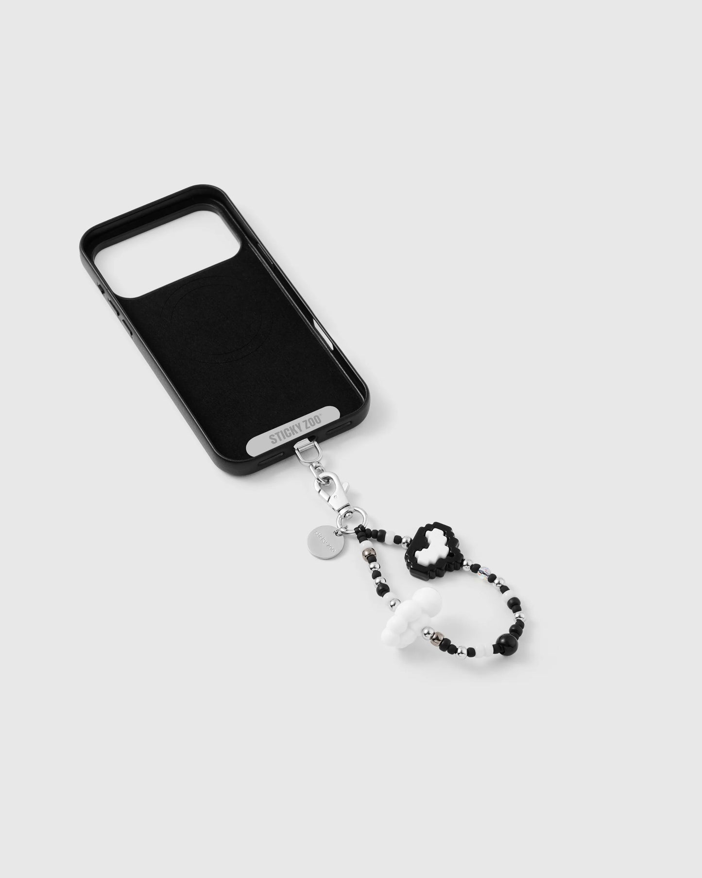 PIXEL HEART CLOUD PHONE STRAP