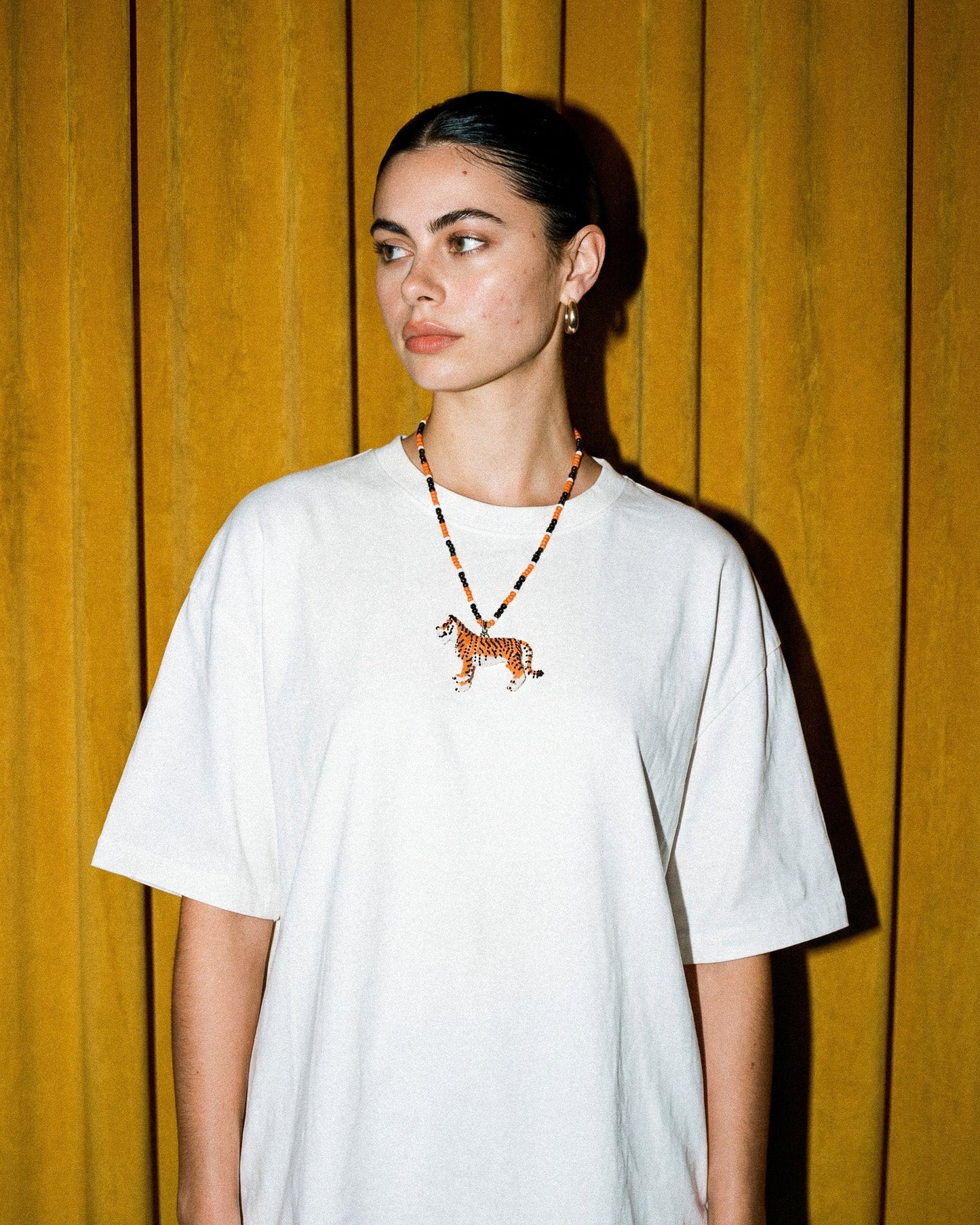 TIGER BEAD NECKLACE