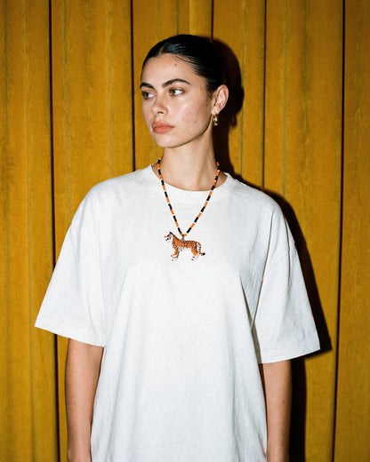 TIGER BEAD NECKLACE