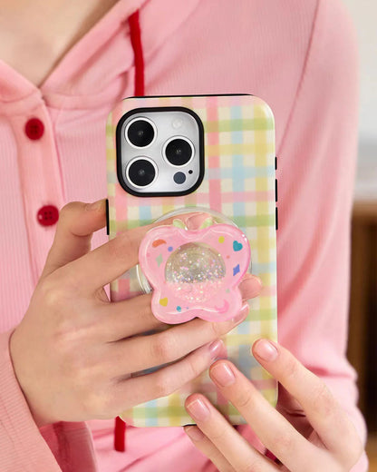 Pastel Flower Plaid Phone Case