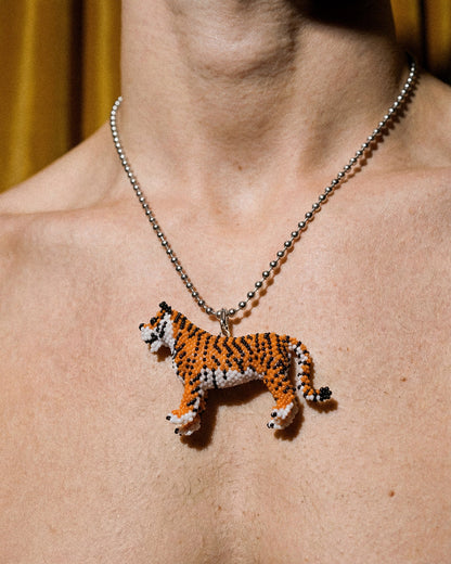 TIGER BEAD NECKLACE