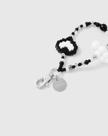 PIXEL HEART CLOUD PHONE STRAP
