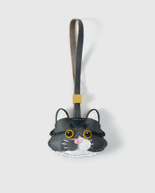 LONG-HAIR TABBY CAT CHARM